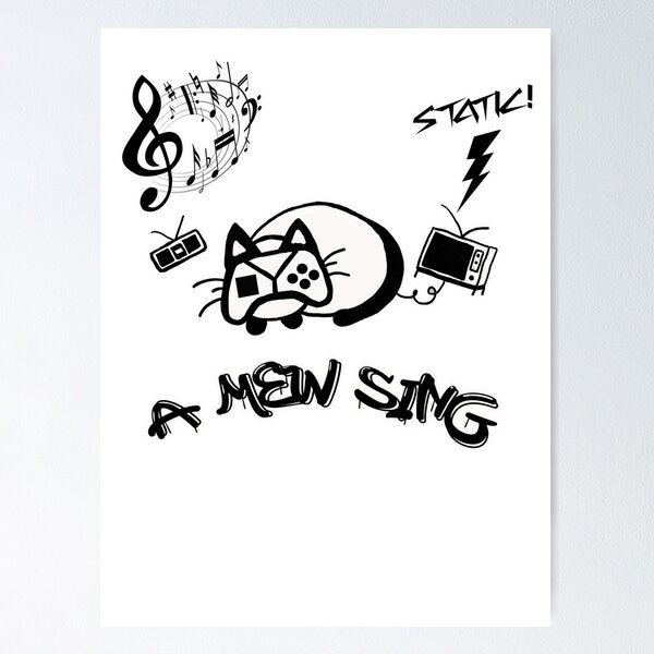 Item preview, A mew sing isn't it? designed and sold by charlierockitt.