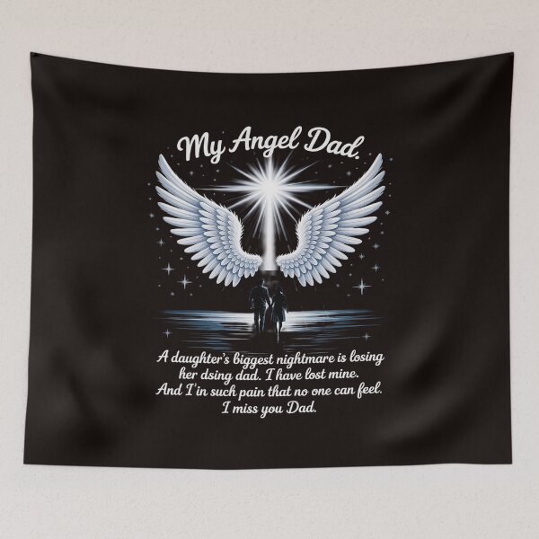 Item preview, My Angle Dad I Miss You Dad Memorial Day Fathers  designed and sold by MAKOPOKOShop.