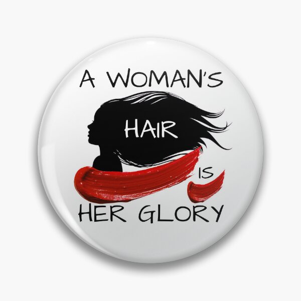 Item preview, A Woman's Hair is her Glory (statement tee) designed and sold by Flavaprints4u.
