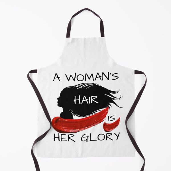 Item preview, A Woman's Hair is her Glory (statement tee) designed and sold by Flavaprints4u.