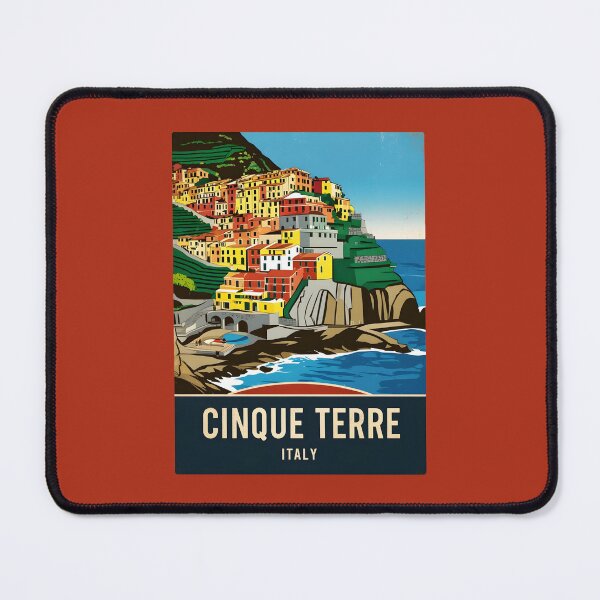 Item preview, A Vintage Travel Art of Cinque Terre - Italy  designed and sold by GoodOldVintage.