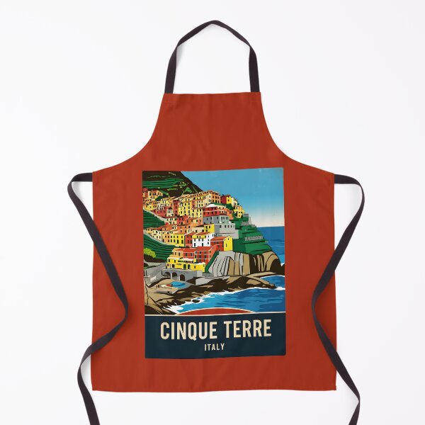 Item preview, A Vintage Travel Art of Cinque Terre - Italy designed and sold by GoodOldVintage.