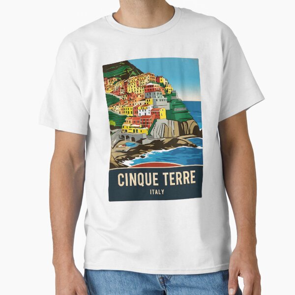 Item preview, A Vintage Travel Art of Cinque Terre - Italy  designed and sold by GoodOldVintage.