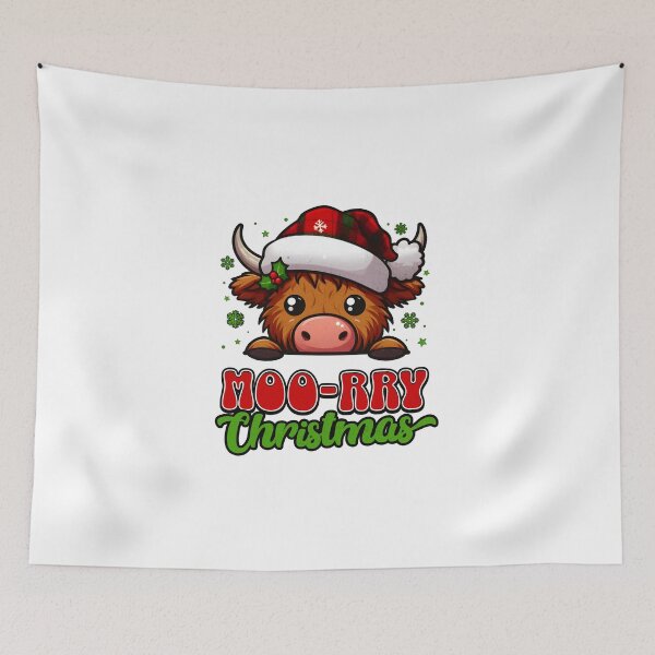 Item preview, Moo-rry Christmas  designed and sold by pikeprints.
