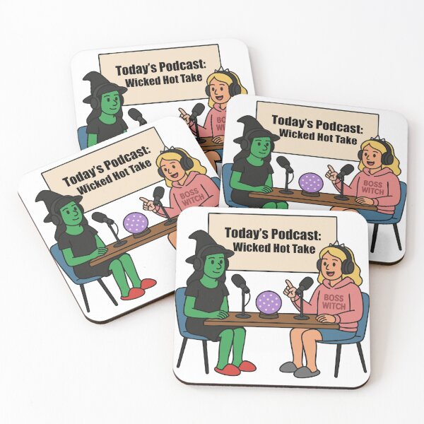 Item preview, Brujas malvadas presentan un podcast juntas designed and sold by BarelyDesigned.