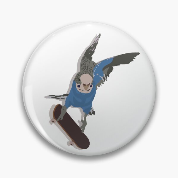 Item preview, Skateboarding Parrot  designed and sold by Ayyyitsdreya.