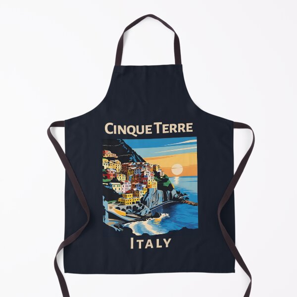 Item preview, A Vintage Travel Art of Cinque Terre - Italy designed and sold by GoodOldVintage.