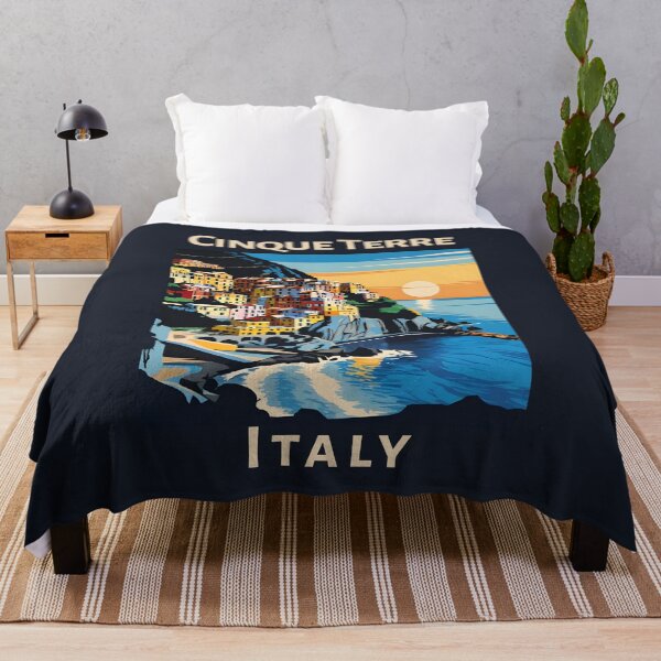 Item preview, A Vintage Travel Art of Cinque Terre - Italy designed and sold by GoodOldVintage.