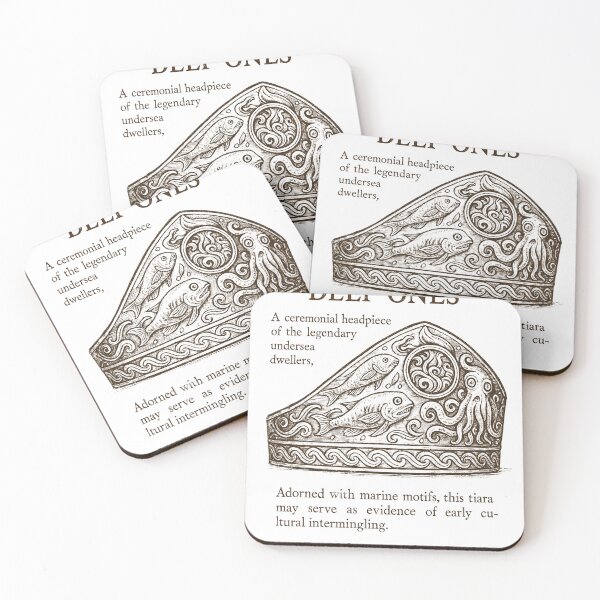 Item preview, Archaeological Plate – The Innsmouth Tiara (Specimen No. 23) designed and sold by GEEK-FACTORY-EU.