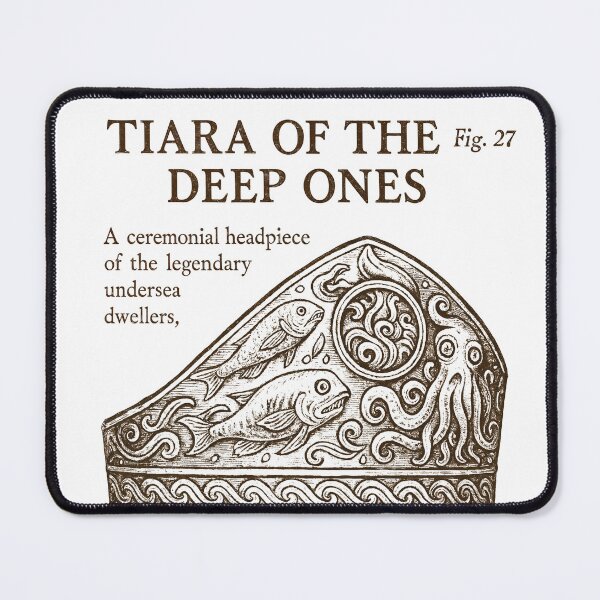 Item preview, Archaeological Plate – The Innsmouth Tiara (Specimen No. 23) designed and sold by GEEK-FACTORY-EU.