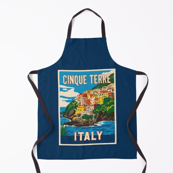 Item preview, A Vintage Travel Art of Cinque Terre - Italy designed and sold by GoodOldVintage.