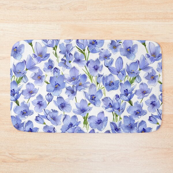 Item preview, Blue Crocus Flowers designed and sold by CoolPixels.