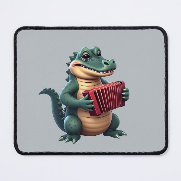 Item preview, Crocodile Accordionist The Swing of the Marais designed and sold by Artbellachi.