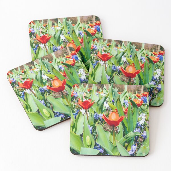 Item preview, Red Tulips at Keukenhof Tulip Gardens in Netherlands designed and sold by JackieMCreates.