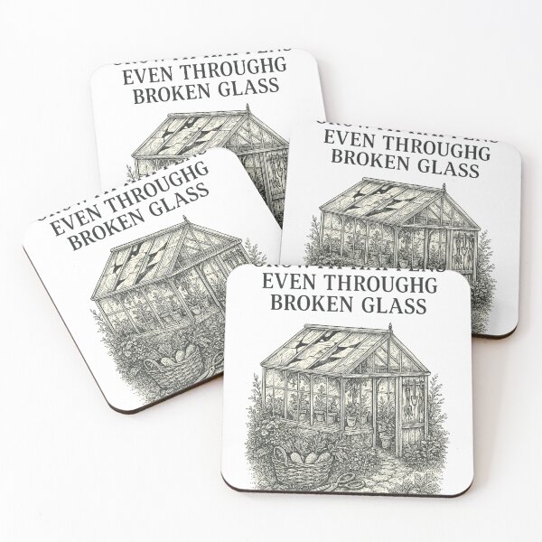 Item preview, Growth Through Broken Glass – Vintage Greenhouse Art designed and sold by JenniferCreaArte .