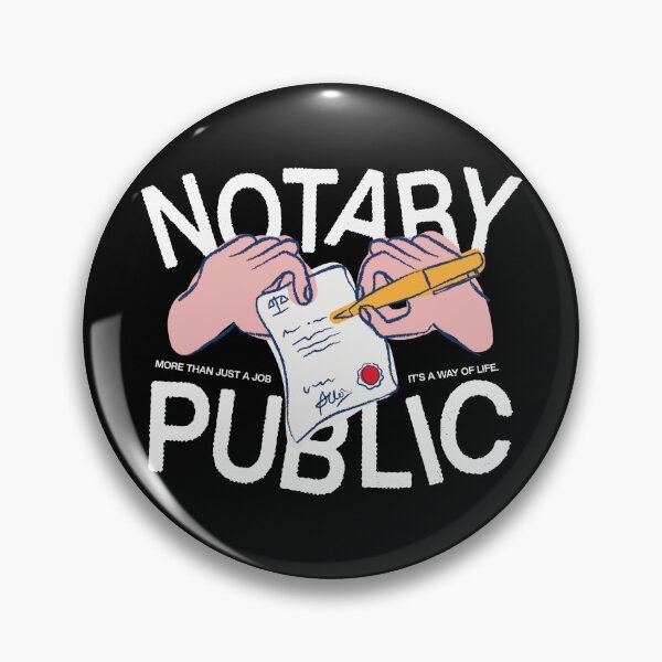 Item preview, Notary Public – It’s a Way of Life | Bold Hand-Drawn Signing Design designed and sold by NotaryLife.