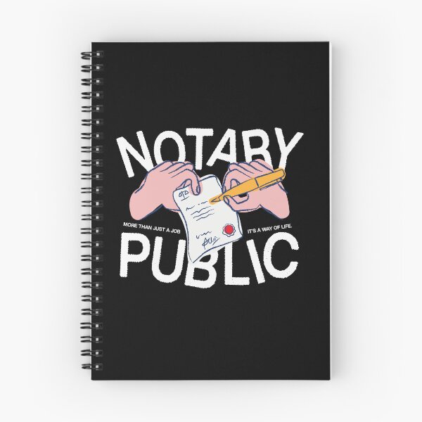 Item preview, Notary Public – It’s a Way of Life | Bold Hand-Drawn Signing Design designed and sold by NotaryLife.