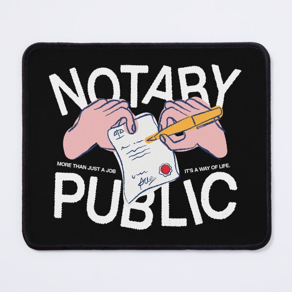 Item preview, Notary Public – It’s a Way of Life | Bold Hand-Drawn Signing Design designed and sold by NotaryLife.