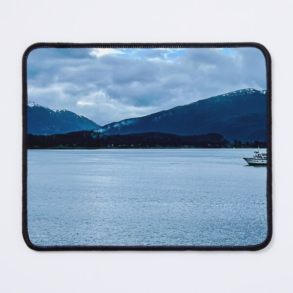 Item preview, Mountains on Favorite Channel in Alaska designed and sold by JackieMCreates.