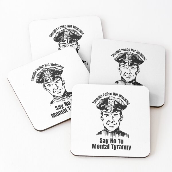 Item preview, Thought Police Not Welcome: Say No To Mental Tyranny designed and sold by jglobal360.
