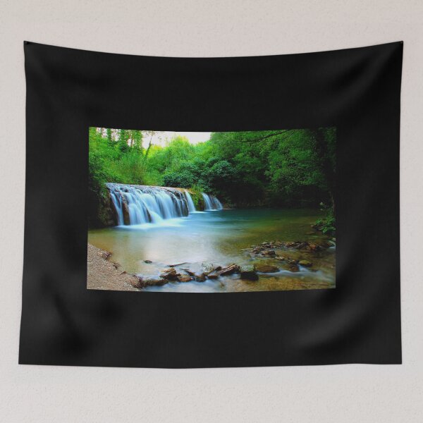 Item preview, Long-exposure shot from Cascatelle di Cingoli designed and sold by Kristina Drozd.