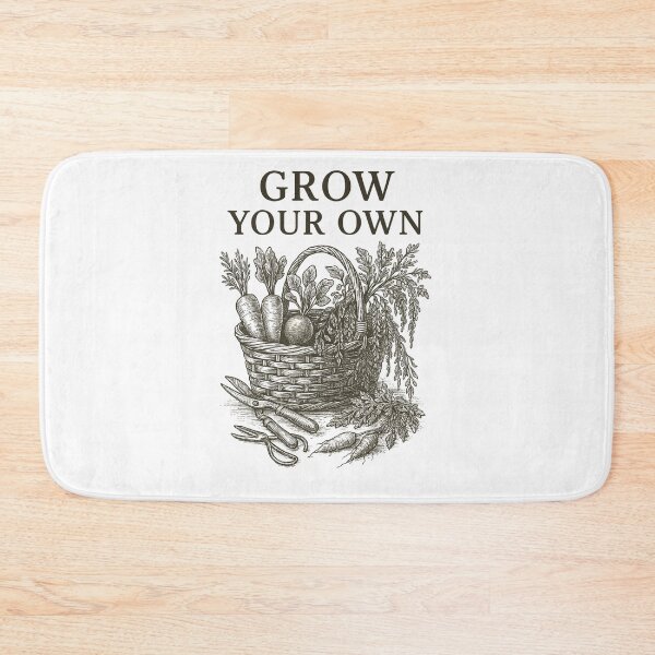 Item preview, Grow Your Own – Botanical Harvest Basket Art designed and sold by JenniferCreaArte .