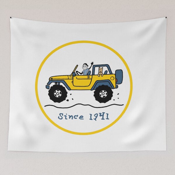 Item preview, Yellow Wrangler and Dog designed and sold by Bowser-craft.