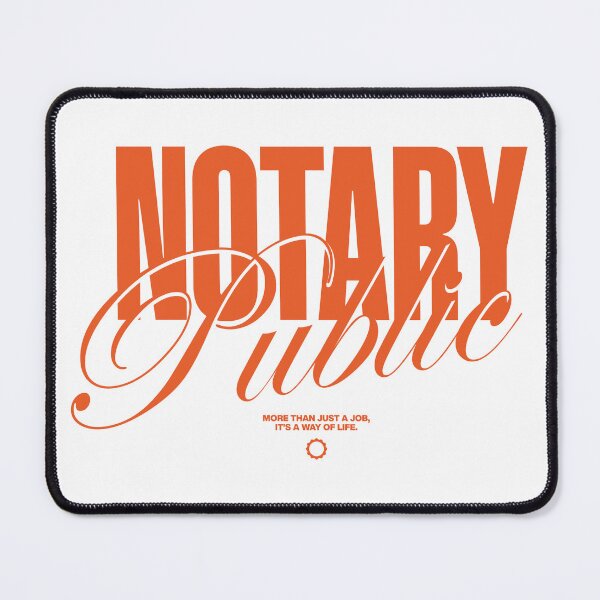 Item preview, Notary Public – Bold & Elegant Typography Design designed and sold by NotaryLife.