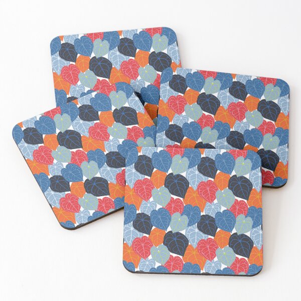 Item preview, Tropical leaves warm and cool designed and sold by alienrabbit.