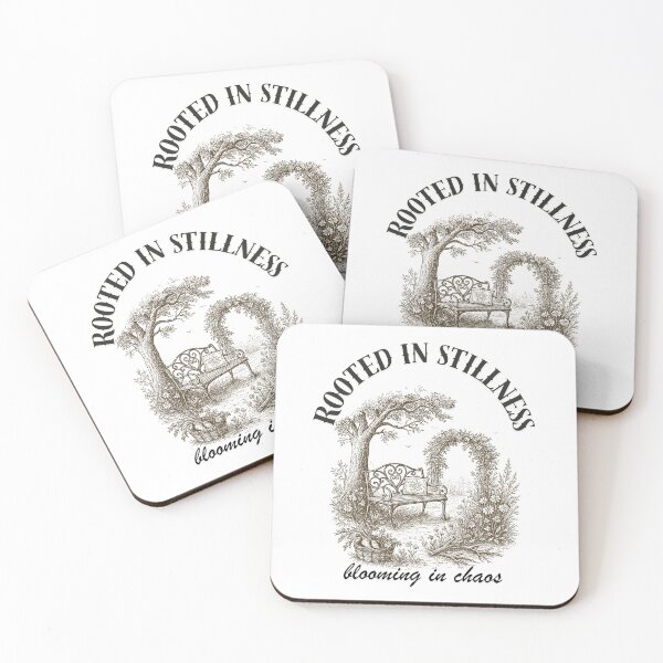 Item preview, Rooted in Stillness – Vintage Garden Scene designed and sold by JenniferCreaArte .