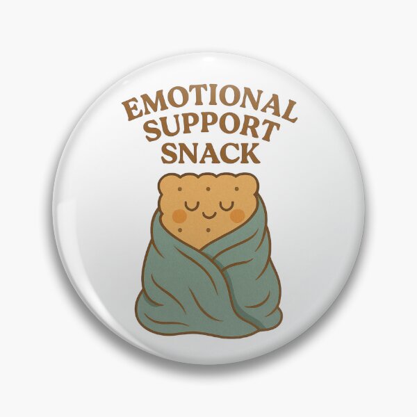 Item preview, Emotional Support Snack Cute Design designed and sold by Lacritsa .
