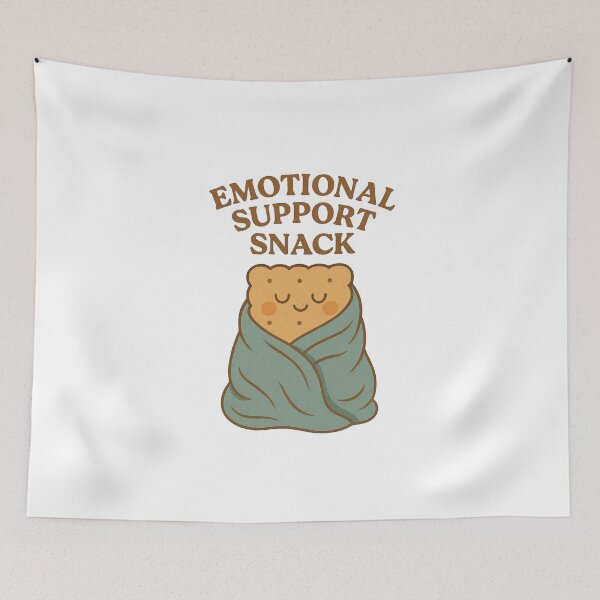 Item preview, Emotional Support Snack Cute Design designed and sold by Lacritsa .