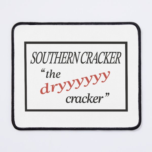 Item preview, Southern Cracker, The "Dryyyyyy" Cracker, Bold Black Typography Graphic, The Simpsons, Smaller Design designed and sold by gg-graphics-co.