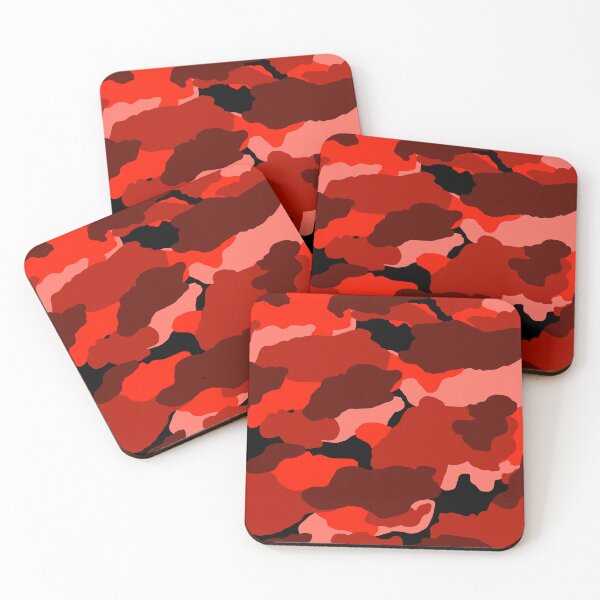 Item preview, Red Camo Pattern designed and sold by Alexis Designs.