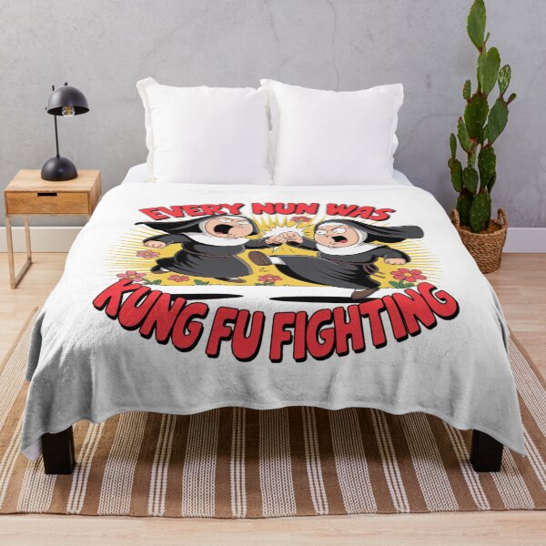 Item preview, Holy Roundhouse, Kung Fu, fighting, nun, parody, funnyfits70, Humor, Funny, retro, vintages, funny quotes, animal humor, designed and sold by FunnyFits70.