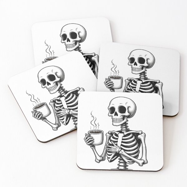 Item preview, Caffeinated Skeleton designed and sold by Fab-Haven.