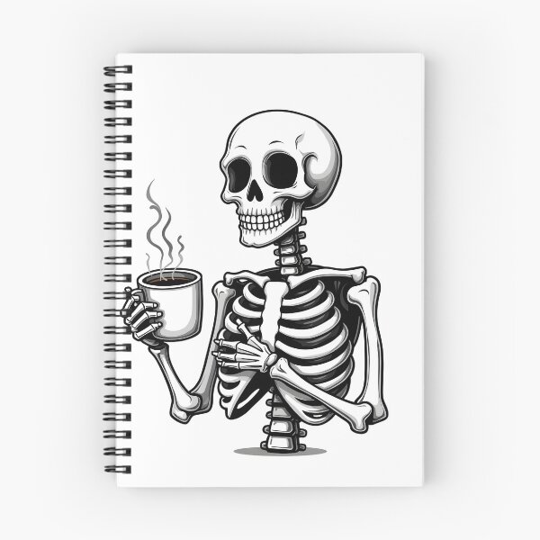 Item preview, Caffeinated Skeleton designed and sold by Fab-Haven.