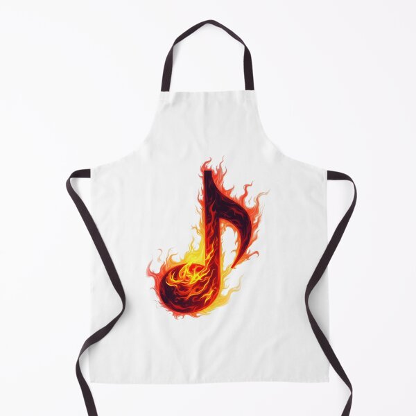 Item preview, Musical note in flames designed and sold by Fab-Haven.