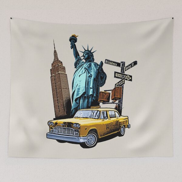 Item preview, new york city yellow cab designed and sold by Mighty-Blue.