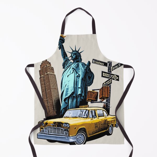 Artikelvorschau, gelbes Taxi in New York City entworfen und verkauft von Mighty-Blue.