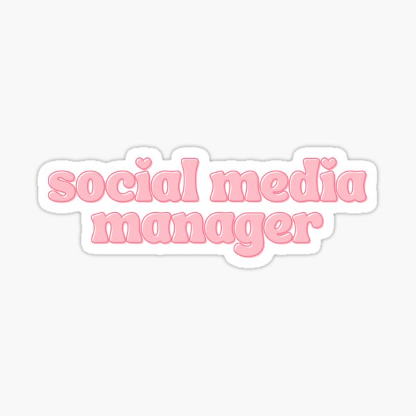 Item preview, Social Media Manager designed and sold by makdaddyw.