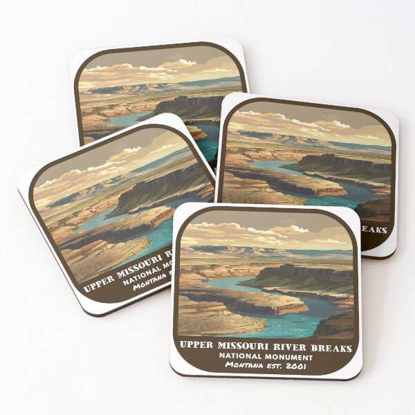 Item preview, Vintage Upper Missouri River Breaks National Monument (Montana) designed and sold by RabbitK.