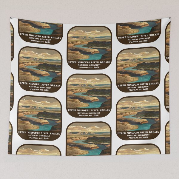 Item preview, Vintage Upper Missouri River Breaks National Monument (Montana) designed and sold by RabbitK.