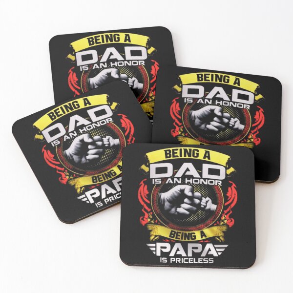 Item preview, Being a Dad is an Honor Being a Papa is Priceless - Heartfelt Father's Day Art designed and sold by Colorful-Garden.