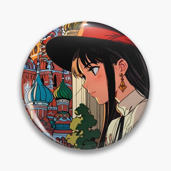 Item preview, Travel to Moscow, Russia beautiful retro anime sticker. designed and sold by UrbanTRIP.