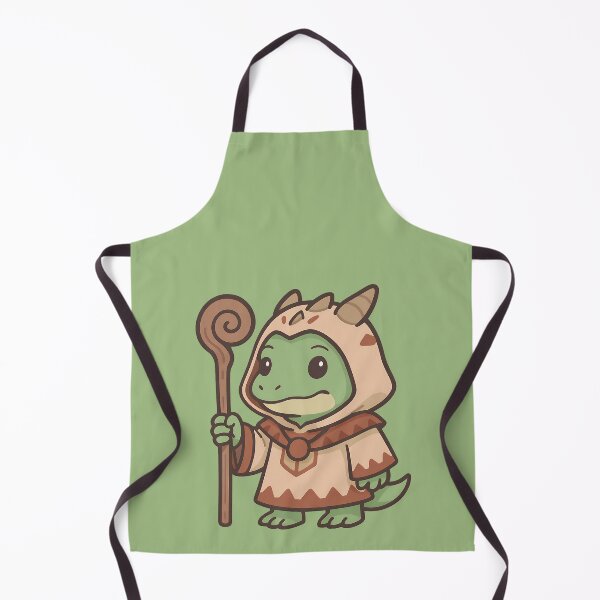 Item preview, Lizardman Shaman - Holding a Magic Staff designed and sold by Pastel Purrade.