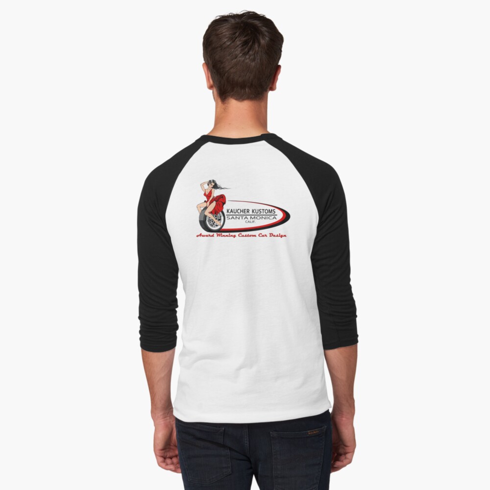 Item preview, Baseball ¾ Sleeve T-Shirt designed and sold by Kaucher-Kustoms.