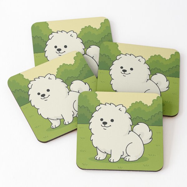Item preview, White Pomeranian Puppy (mismatch ears)  designed and sold by SheWolfDaughter.