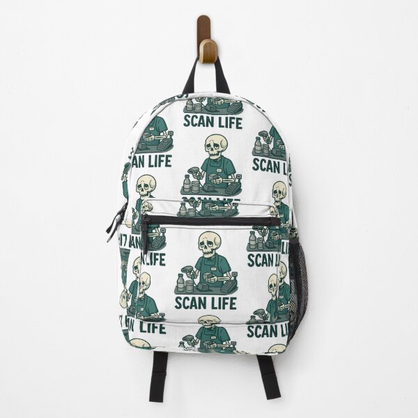Item preview, Scan Life Funny Skeleton Cashier designed and sold by Taans-Creation.