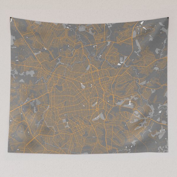 Item preview, Goiania City Map of Brazil - Bauhaus designed and sold by deMAP.